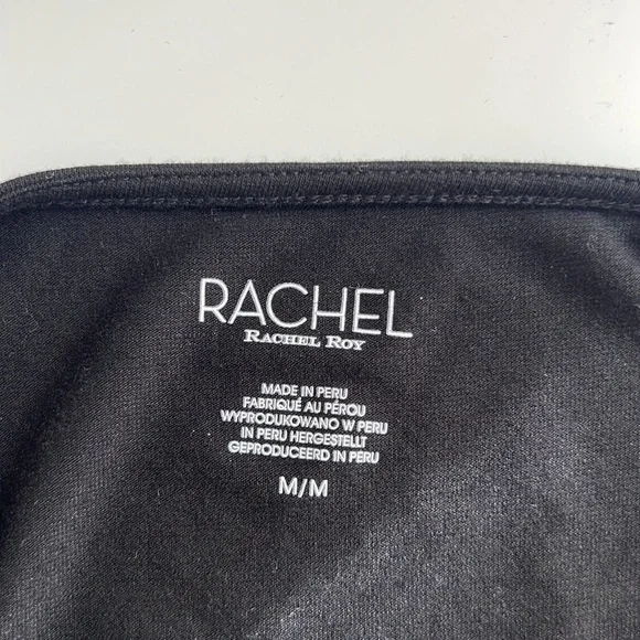 RACHEL Rachel Roy Black Top Size M - Picture 4 of 4